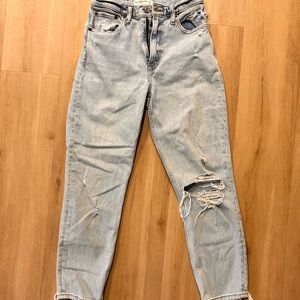 Abercrombie & Fitch Light Blue High Rise Jeans